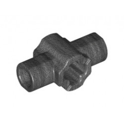 Technic, Axle Connector Hub with Two Bar Holders (Lightsaber Hilt): {титаниево метален}