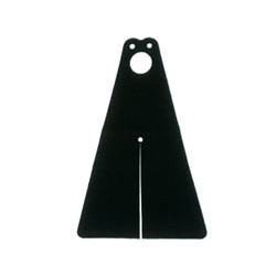 Cloth Cape with 3 Holes and Slit, Large Buildable Figures: {черен}
