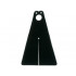 Cloth Cape with 3 Holes and Slit, Large Buildable Figures: {черен}