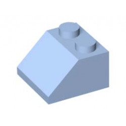 Покривна плочка 2X2/45°: {светло кралско син}