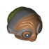 Minifigure, Head Modified SW Maz Kanata Pattern: {умерен нуга}