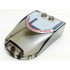 Windscreen 6 x 4 x 1 Curved with Red 'PORSCHE' and White and Gray Roof Pattern: {прозрачно кафяв}
