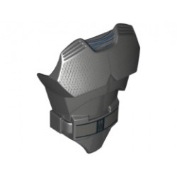 Large Figure Torso with SW Robe And Belt Pattern (Kylo Ren): {черен}