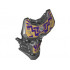 Large Figure Torso with Bionicle Purple and Gold Pattern: {черен}