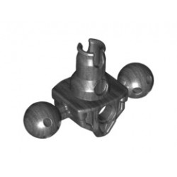 Large Figure Torso Skeletal Connector with 2 Ball Joints: {титаниево метален}