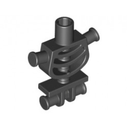 Тяло на скелет с вал Ø3.2 : {черен}