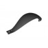 Panel 4 x 4 x 11 Curved Tapered with Clip at Each End: {черен}