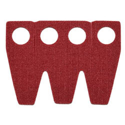 Minifigure, Skirt Cloth 3 Truncated Points Partial Wrap: {нов тъмно червен}