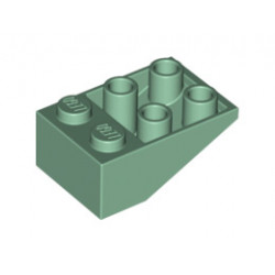 Покривна плочка 2X3/25° инверсна: {пясъчно зелен}