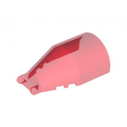Windscreen 7 x 4 x 2 Round with Bar Handle: {прозрачно червен}