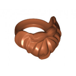 Брада за минифигурка 2: {тъмно оранжев}