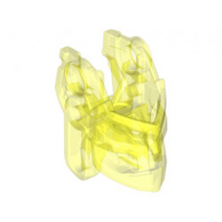 Bionicle Head Connector Block (Toa Okoto): {прозрачно флуорисциращо зелен}