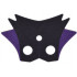 Minifigure, Cape Cloth, 6-Pointed Collar with 2 Dark Purple Points Pattern: {черен}