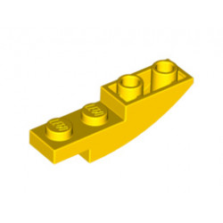 Тухличка 1X4X1 инверсна дъга: {ярко жълт}