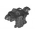 Minifigure, Armor Breastplate with Snakes on Collar and Belt, Chain Mail, Shoulder Pads with Snake Heads and 1 Stud on Back: {титаниево метален}