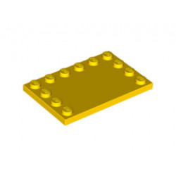 Плочка 4X6 с 12 пъпки : {ярко жълт}