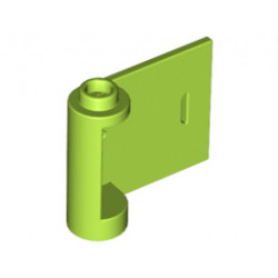 Дясна врата с панта-пъпка 1X3X2: {ярко жълто-зелен}
