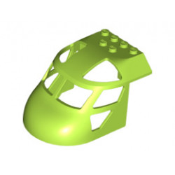 Aircraft Fuselage Forward Top Curved 6 x 8: {ярко жълто-зелен}