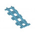 Train, Track Plastic, Narrow, Ramp, 3 Bricks Elevation: {умерено небесносин}
