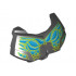 Large Figure Chest Armor Small with Bionicle Storm Beast Pattern: {черен}