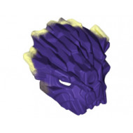 Bionicle Mask of Corruption with Marbled Trans-Neon Green Pattern: {светло виолетов}
