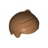 Minifigure, Hair Short with 2 Locks on Left Side: {умерен нуга}