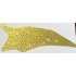 Cloth Wing Triangle 11 x 27.5 Right with Gold Scales Pattern: {пясъчно зелен}