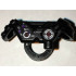Minifigure, Armor Shoulder Pads with Scabbard for Two Katanas and Mechanical Components with Dark Purple Dots Pattern: {черен}