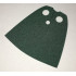Minifigure Cape Cloth, Standard - Traditional Starched Fabric - 3.9cm Height: {земно зелен}