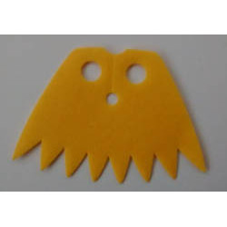Minifigure, Cape Cloth, 8 Points Short: {ярко жълт}