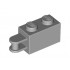 Brick, Modified 1 x 2 with Handle on End - Bar Inset from Edge of Handle: {умерено каменно сив}