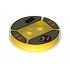 Dimensions Toy Tag 4 x 4 x 2/3 with 2 Studs for Abby Yates #65 with Ghostbusters Symbol and 'A.Y.' Pattern: {прозрачно жълт}