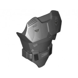 Large Figure Torso with SW Death Trooper Pattern: {черен}