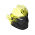 Bionicle Mask of Earth (Unity) with Marbled Trans-Neon Green Pattern: {черен}