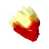 Bionicle Mask of Fire (Unity) with Marbled Trans-Neon Green Pattern: {ярко червен}
