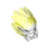 Bionicle Mask of Ice (Unity) with Marbled Trans-Neon Green Pattern: {бял}