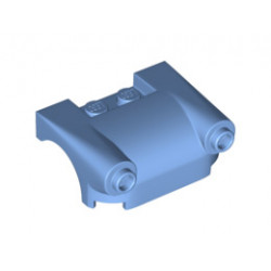 Vehicle, Mudguard 3 x 4 with Headlights: {умерено син}