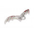 Minifigure, Wings Gargoyle with Red Bones and Lime Pattern: {прозрачно кафяв}