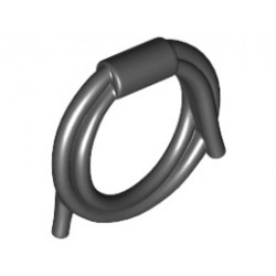 Minifigure, Utensil Rope Coiled: {черен}