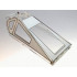 Windscreen 8 x 4 x 2 with 2 Studs and Bar Handle with White Cockpit Window Frames Pattern: {прозрачен}