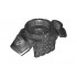 Minifigure, Armor Breastplate with Round Collar, Chain Mail, Shoulder Pads with Snake Heads and 1 Stud on Back: {титаниево метален}