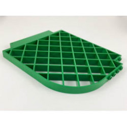 Belville Wall, Lattice 12 x 1 x 12 Curved: {тъмно зелен}