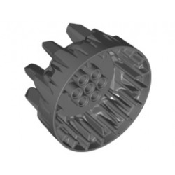 Wheel Hard Plastic with Large Cleats and Flanges: {тъмно каменно сив}