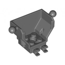 Тухличка 4X2X3 с дизайн 5.9 топче: {тъмно каменно сив}