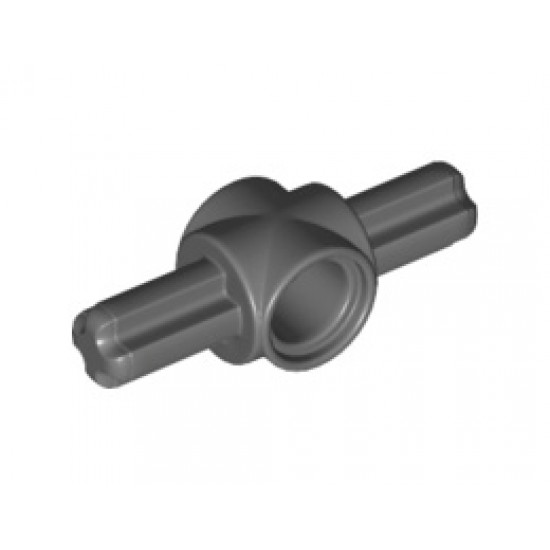 Греда, 2 кръстати оси, 1 М, 180 градуса: {тъмно каменно сив}