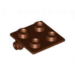 Плочка 2X2 (подвижна): {червеникаво-кафяв}