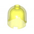 Brick, Round 2 x 2 x 1 2/3 Dome Top - Blocked Open Stud : {прозрачно флуорисциращо зелен}
