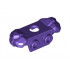 Minifigure, Armor Rock Shoulder Pads with 2 Back Studs: {светло виолетов}