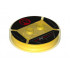 Dimensions Toy Tag 4 x 4 x 2/3 with 2 Studs for Michael Knight #45 with Red and White Light Panel and Red Knight Rider Logo Pattern : {прозрачно жълт}