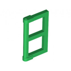 Прозорец 1/2 за рамка 1X4x3 : {тъмно зелен}